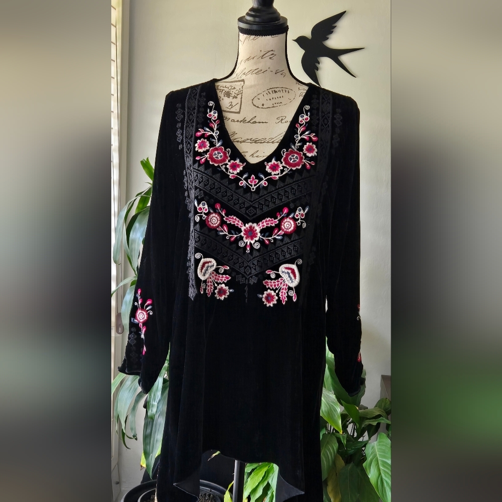 Johnny Was Embroidered Tunic